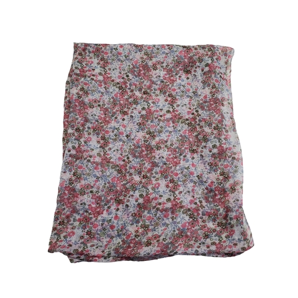 Women's Floral Print Wrap/Scarf  Sheer/Lightweight 100% Polyester - Picture 11 of 12